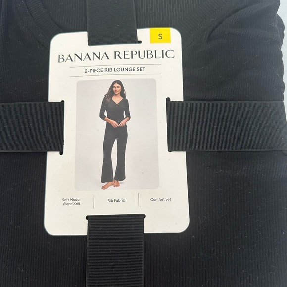 Banana Republic Black Lounge Jumpsuit - Picture 3 of 4